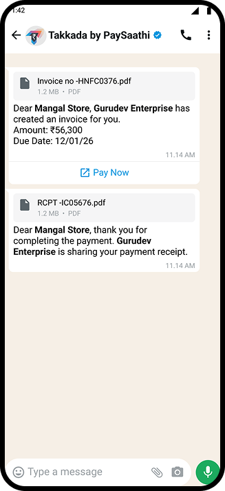 WhatsApp collections